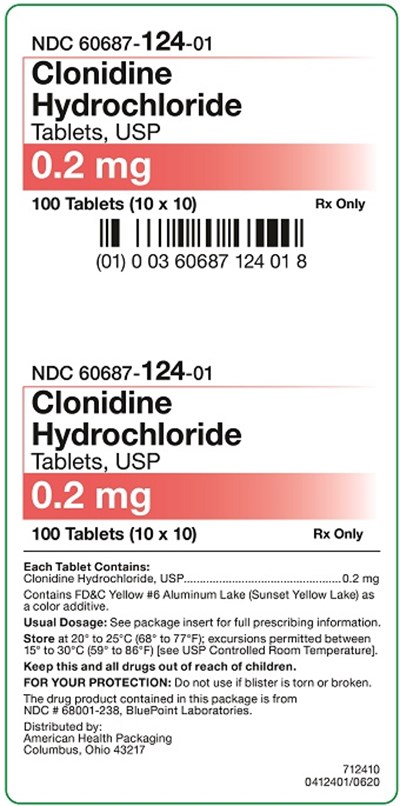 0.2 mg Carton.jpg 0.2 mg Clonidine HCl Tablets Carton - 0.2 mg Carton
